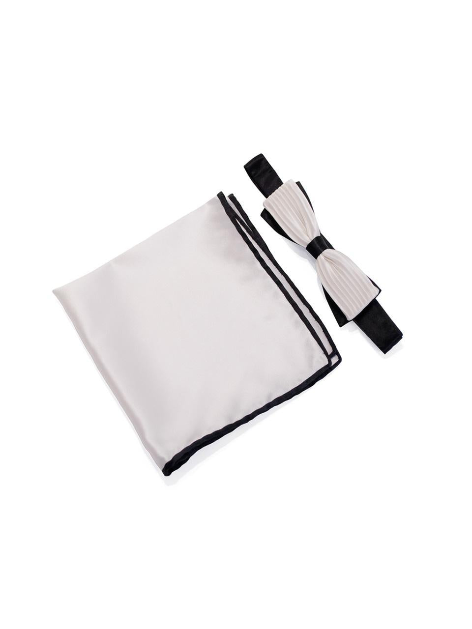 Cigar Pleated Double Face Bow Tie & Pocket Square Sets