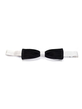 Load image into Gallery viewer, Cigar Pleated Double Face Bow Tie &amp; Pocket Square Sets