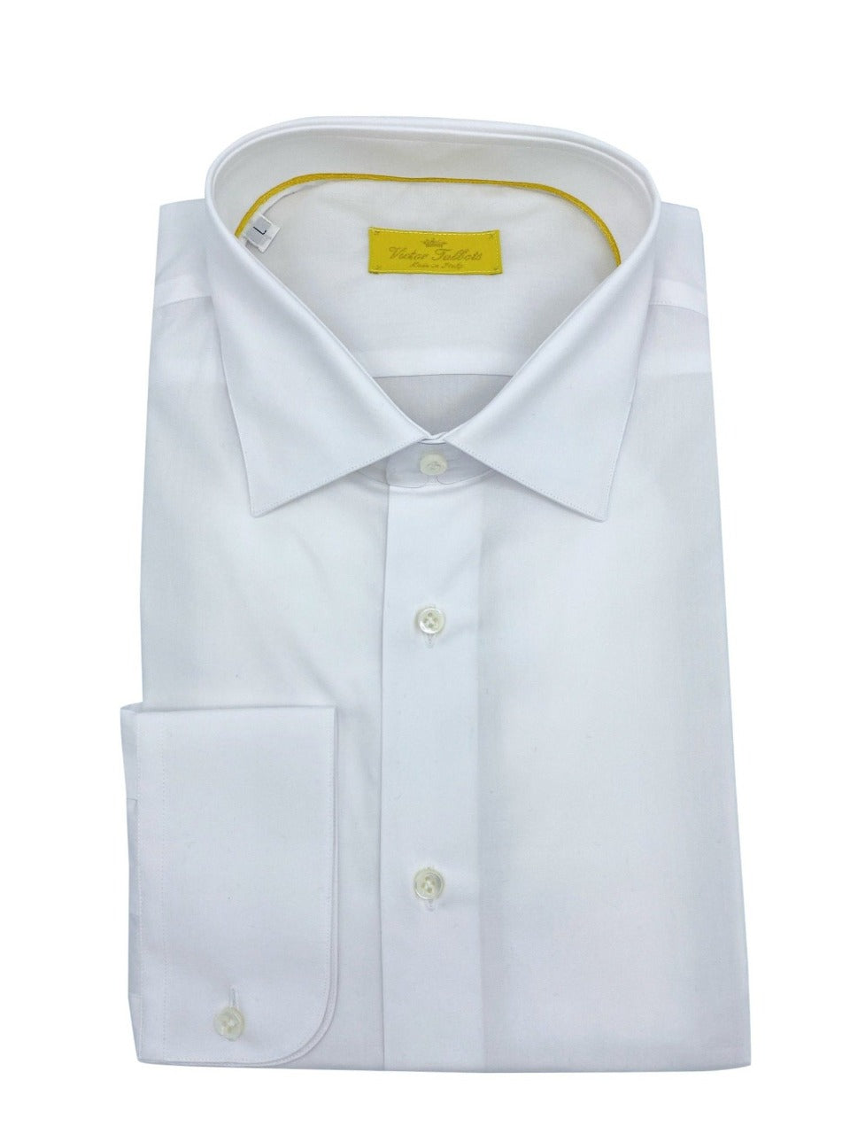 victor talbots white dress shirt made in italy