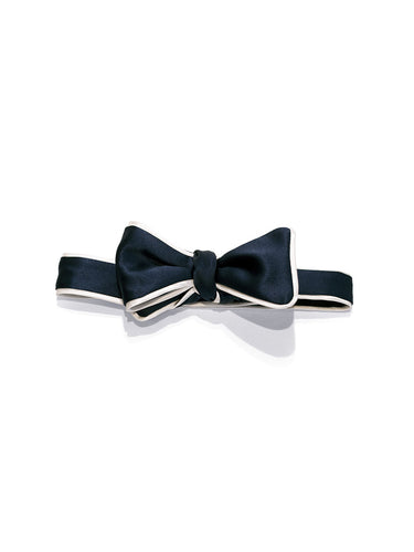 Navy Self Bow with Piping