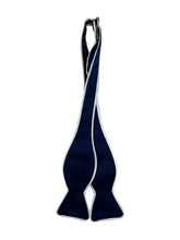 Load image into Gallery viewer, Navy Self Bow with Piping